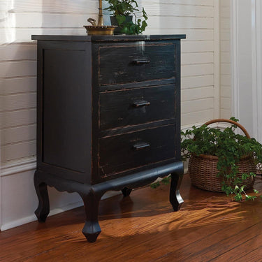 Cupboard - Aged Distressed Black Park Designs - The Fox Decor